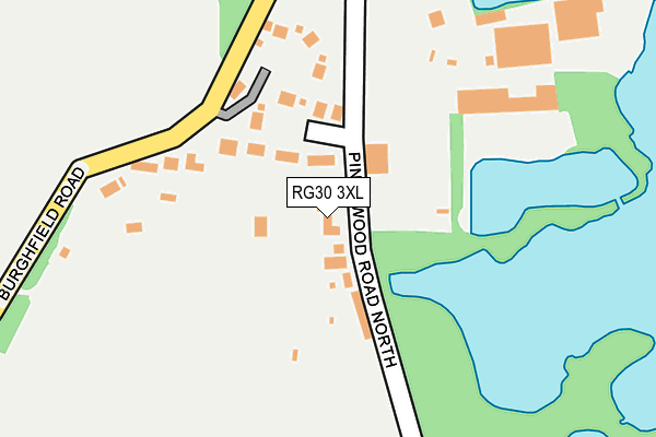 RG30 3XL map - OS OpenMap – Local (Ordnance Survey)