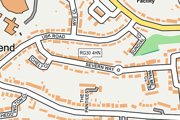 RG30 4HN map - OS OpenMap – Local (Ordnance Survey)