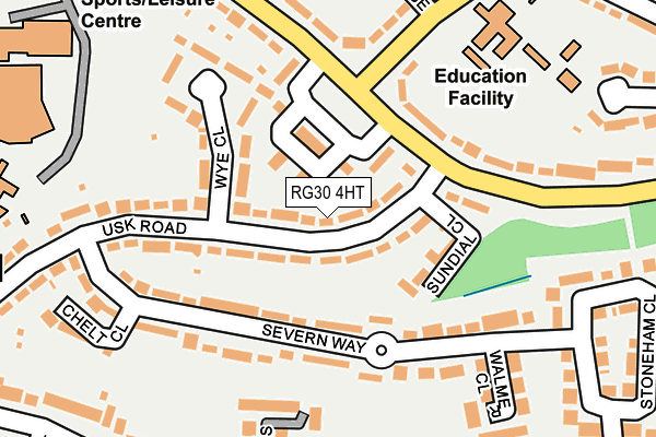 RG30 4HT map - OS OpenMap – Local (Ordnance Survey)