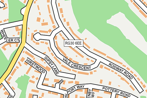 RG30 6EE map - OS OpenMap – Local (Ordnance Survey)