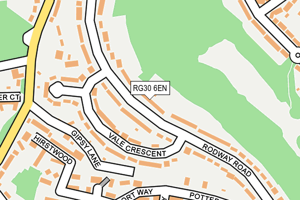 RG30 6EN map - OS OpenMap – Local (Ordnance Survey)