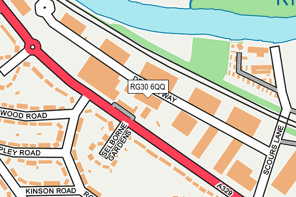 RG30 6QQ map - OS OpenMap – Local (Ordnance Survey)