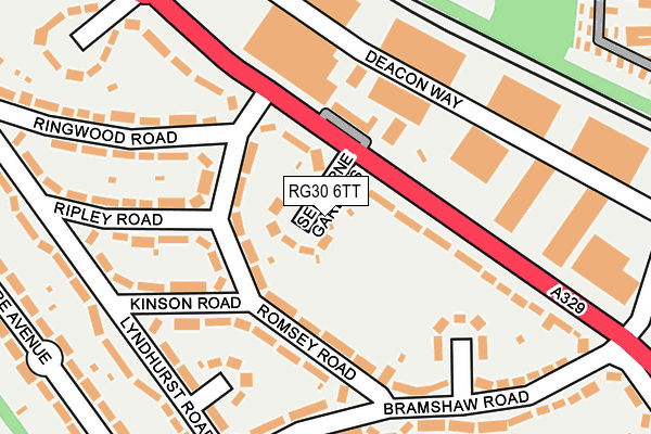RG30 6TT map - OS OpenMap – Local (Ordnance Survey)