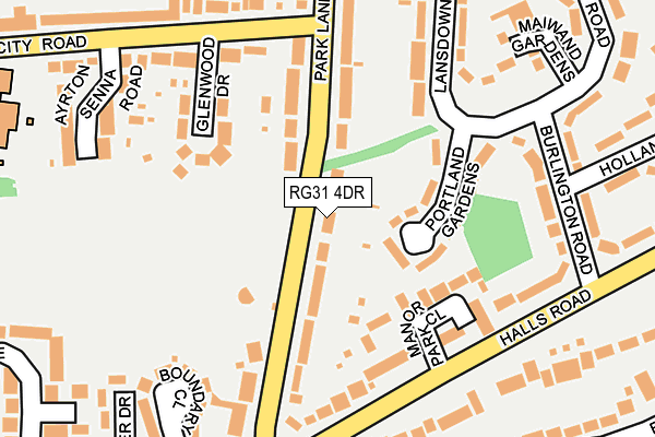 RG31 4DR map - OS OpenMap – Local (Ordnance Survey)