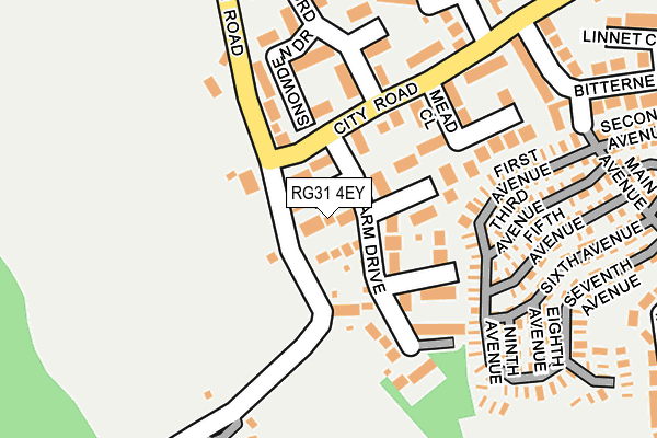 RG31 4EY map - OS OpenMap – Local (Ordnance Survey)