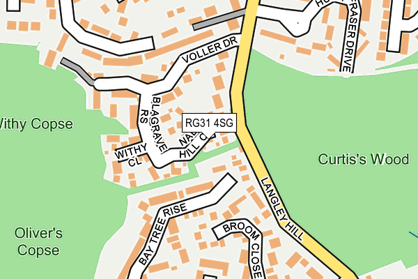 RG31 4SG map - OS OpenMap – Local (Ordnance Survey)