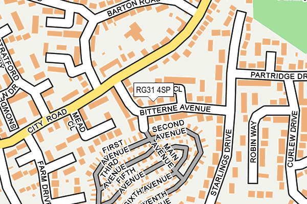 RG31 4SP map - OS OpenMap – Local (Ordnance Survey)