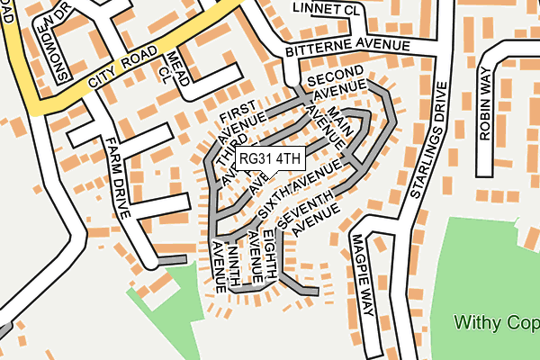 RG31 4TH map - OS OpenMap – Local (Ordnance Survey)