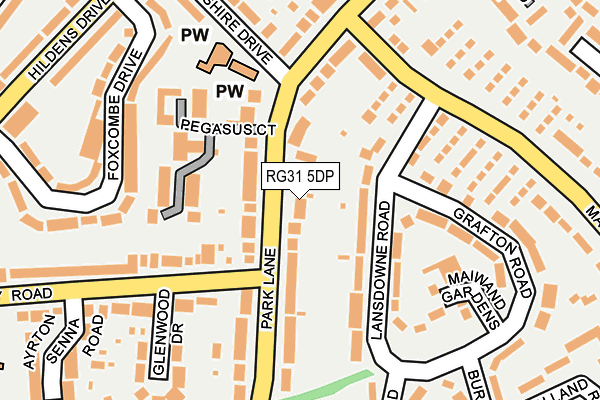 RG31 5DP map - OS OpenMap – Local (Ordnance Survey)