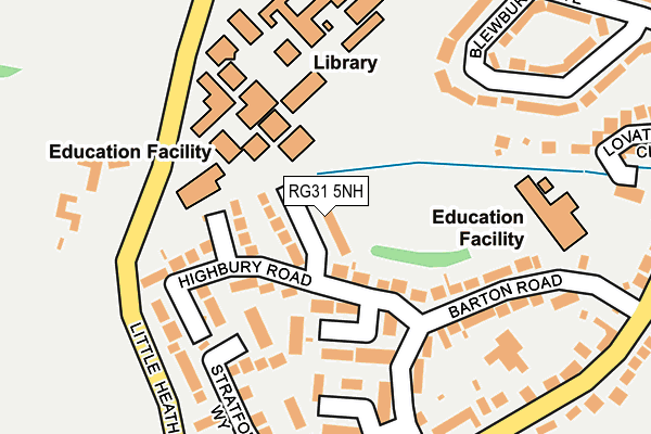 RG31 5NH map - OS OpenMap – Local (Ordnance Survey)