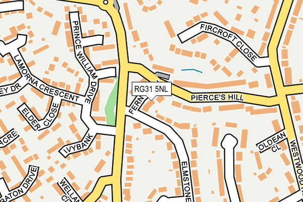 RG31 5NL map - OS OpenMap – Local (Ordnance Survey)