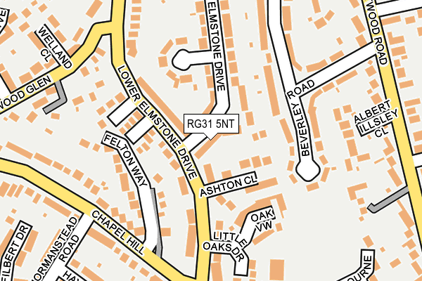 RG31 5NT map - OS OpenMap – Local (Ordnance Survey)