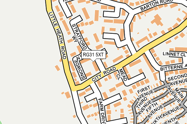 RG31 5XT map - OS OpenMap – Local (Ordnance Survey)