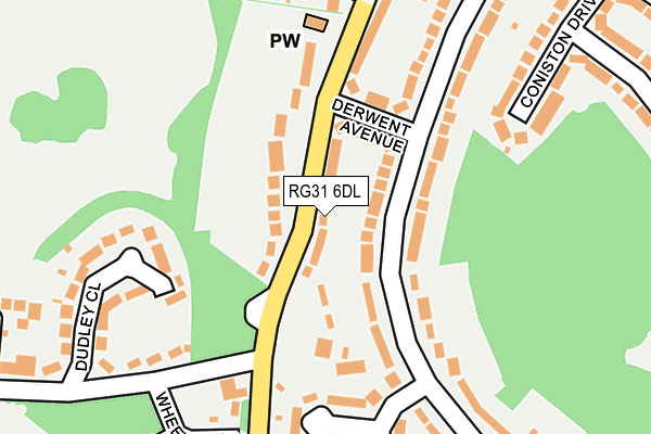 RG31 6DL map - OS OpenMap – Local (Ordnance Survey)