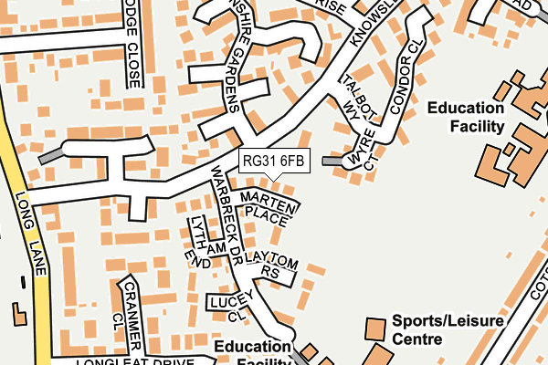 RG31 6FB map - OS OpenMap – Local (Ordnance Survey)