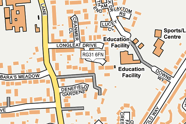 RG31 6FN map - OS OpenMap – Local (Ordnance Survey)