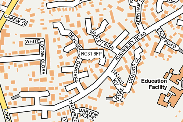 RG31 6FP map - OS OpenMap – Local (Ordnance Survey)