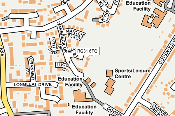 RG31 6FQ map - OS OpenMap – Local (Ordnance Survey)