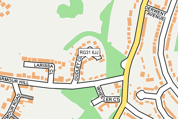 RG31 6JJ map - OS OpenMap – Local (Ordnance Survey)