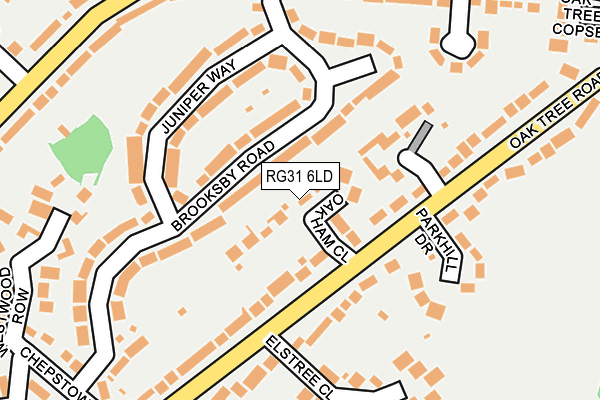 RG31 6LD map - OS OpenMap – Local (Ordnance Survey)