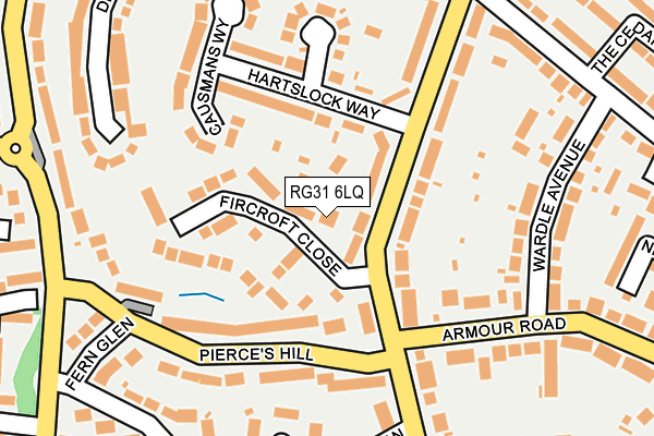 RG31 6LQ map - OS OpenMap – Local (Ordnance Survey)
