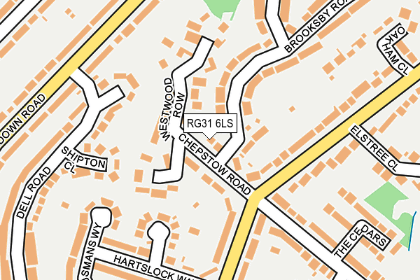 RG31 6LS map - OS OpenMap – Local (Ordnance Survey)
