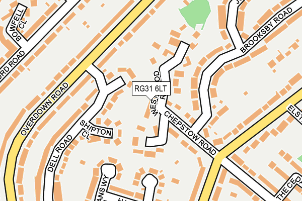 RG31 6LT map - OS OpenMap – Local (Ordnance Survey)