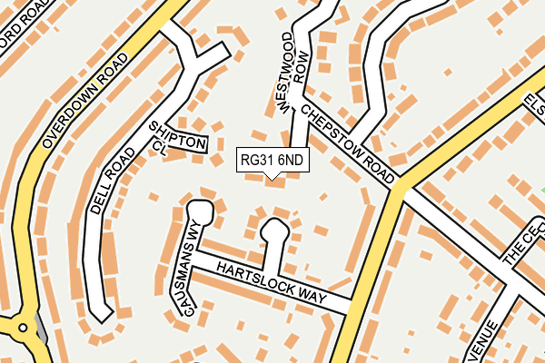 RG31 6ND map - OS OpenMap – Local (Ordnance Survey)