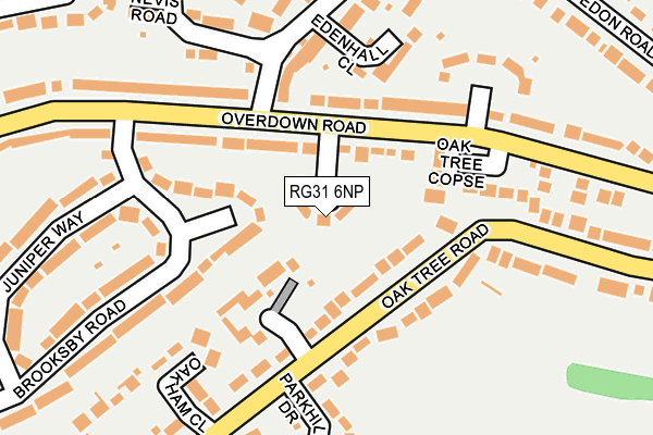 RG31 6NP map - OS OpenMap – Local (Ordnance Survey)