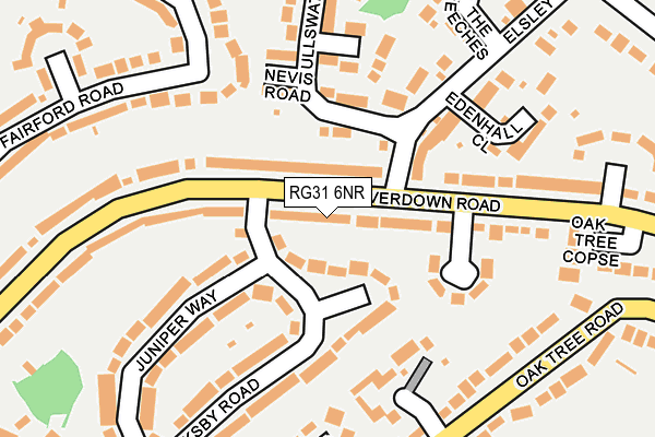 RG31 6NR map - OS OpenMap – Local (Ordnance Survey)