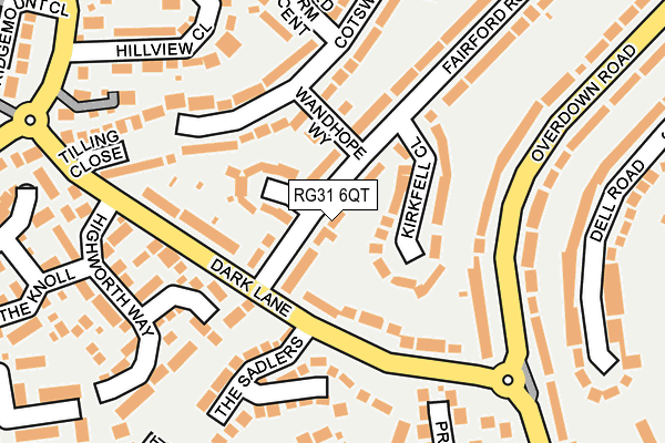 RG31 6QT map - OS OpenMap – Local (Ordnance Survey)