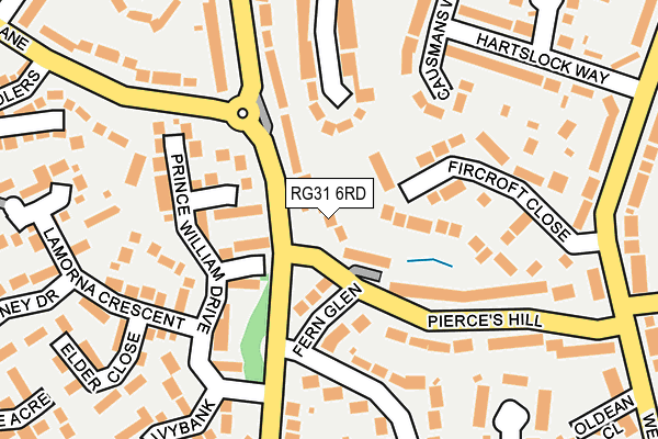 RG31 6RD map - OS OpenMap – Local (Ordnance Survey)