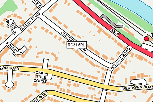 RG31 6RL map - OS OpenMap – Local (Ordnance Survey)