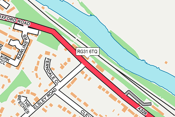 RG31 6TQ map - OS OpenMap – Local (Ordnance Survey)