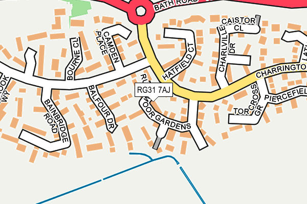RG31 7AJ map - OS OpenMap – Local (Ordnance Survey)