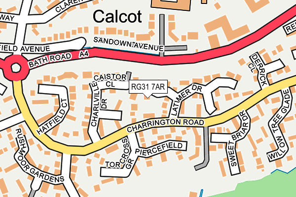 RG31 7AR map - OS OpenMap – Local (Ordnance Survey)