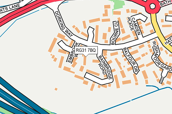 RG31 7BQ map - OS OpenMap – Local (Ordnance Survey)