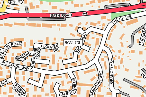 RG31 7DL map - OS OpenMap – Local (Ordnance Survey)