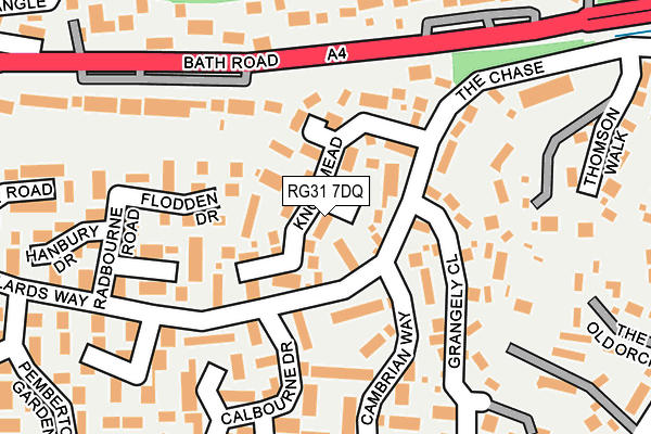 RG31 7DQ map - OS OpenMap – Local (Ordnance Survey)