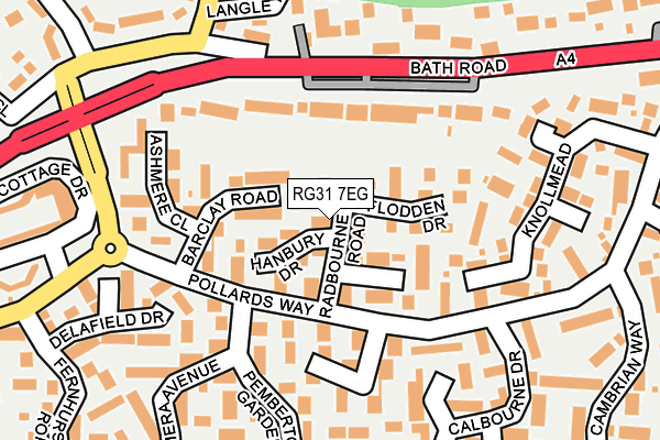 RG31 7EG map - OS OpenMap – Local (Ordnance Survey)