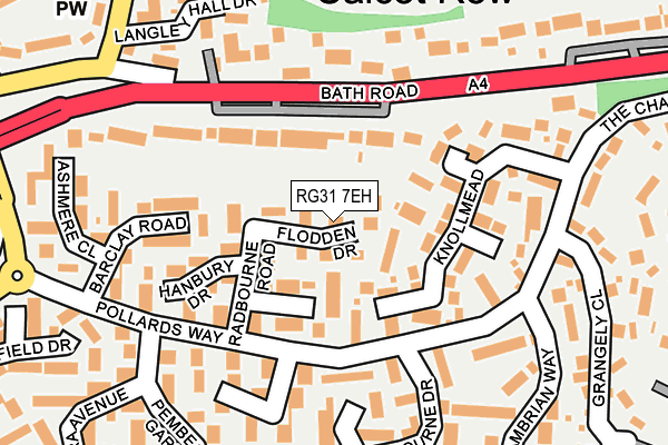 RG31 7EH map - OS OpenMap – Local (Ordnance Survey)