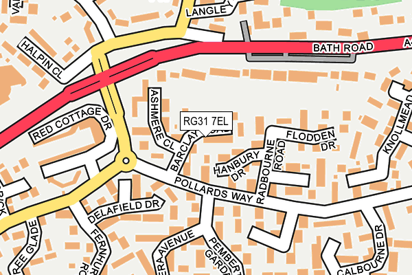 RG31 7EL map - OS OpenMap – Local (Ordnance Survey)