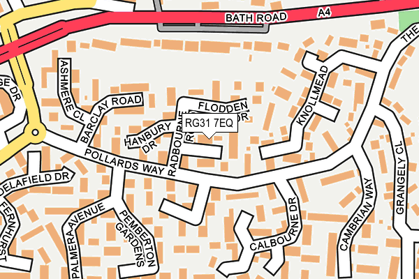 RG31 7EQ map - OS OpenMap – Local (Ordnance Survey)