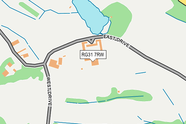 RG31 7RW map - OS OpenMap – Local (Ordnance Survey)