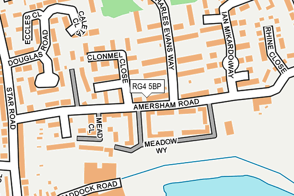 RG4 5BP map - OS OpenMap – Local (Ordnance Survey)
