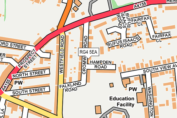 RG4 5EA map - OS OpenMap – Local (Ordnance Survey)