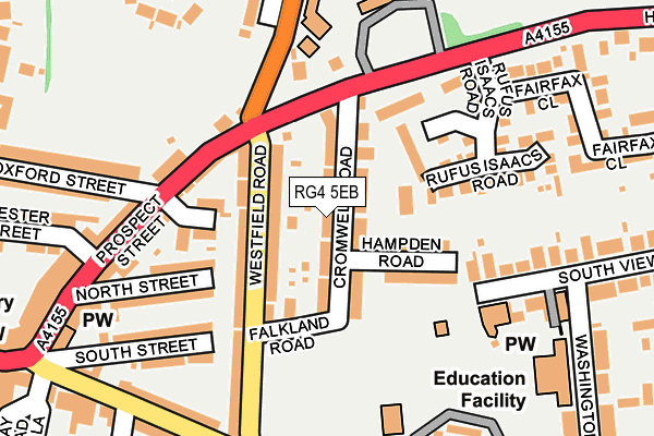 RG4 5EB map - OS OpenMap – Local (Ordnance Survey)