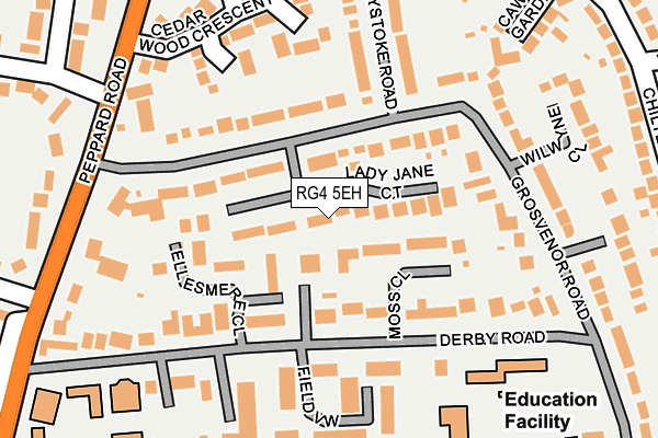 RG4 5EH map - OS OpenMap – Local (Ordnance Survey)