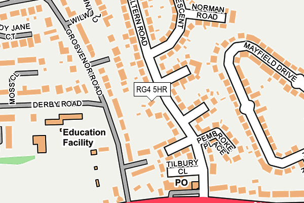 Map of MEPOOLE CONSULTING LTD at local scale