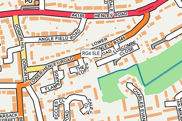 RG4 5LE map - OS OpenMap – Local (Ordnance Survey)